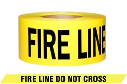All Weather Yellow Fire Line Tape - Click Image to Close