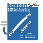 Boston Leather Anti-Sway For Radio Strap