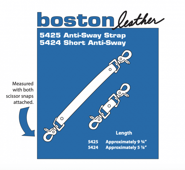 Boston Leather Anti-Sway For Radio Strap