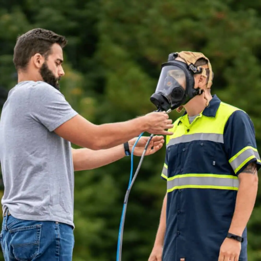 Mask testing